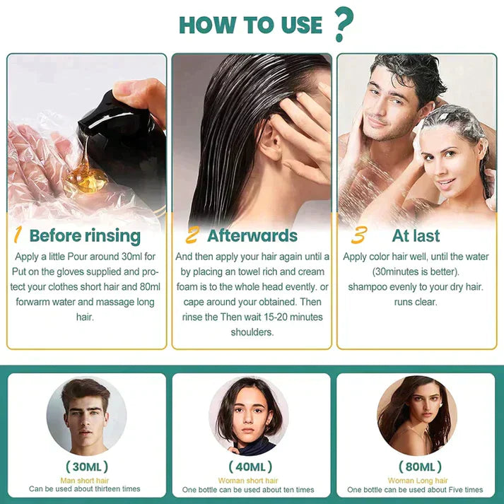 Black Hair Dye Shampoo for Radiant Results