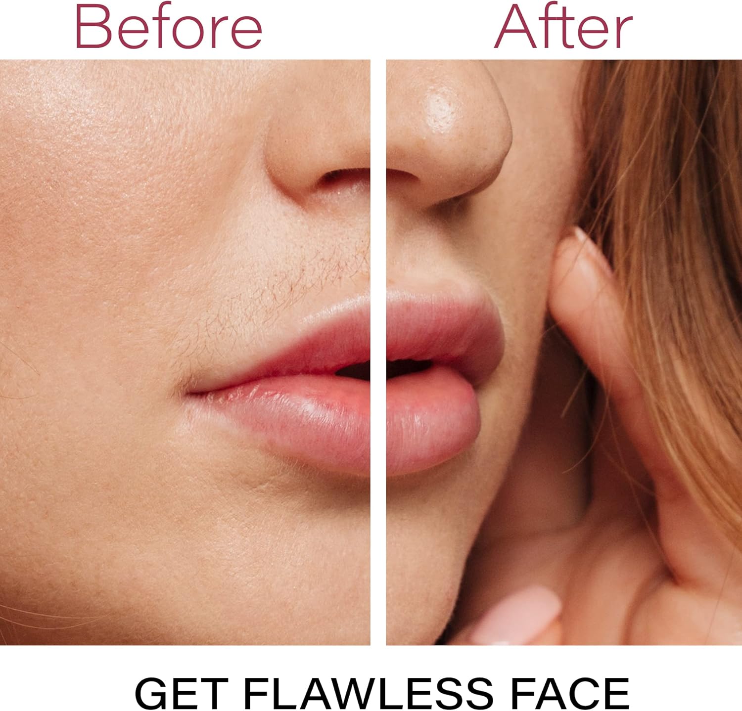 Elegant Facial Shaver – Painless and Precise for Face and Chin