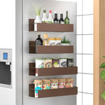Magnetic Spice Rack Set with 4 Pieces - Robust Design