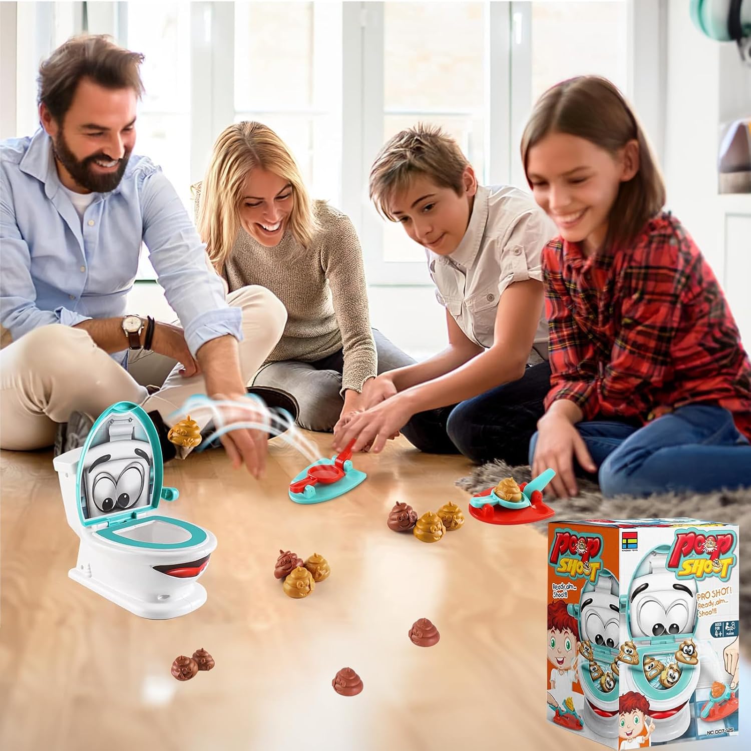 Funny Poop Throwing Game