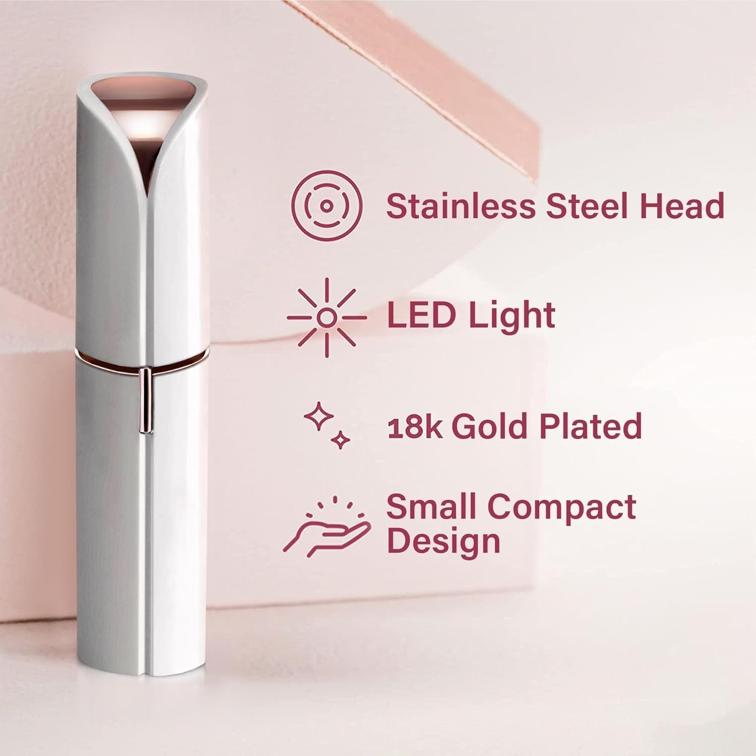 Elegant Facial Shaver – Painless and Precise for Face and Chin