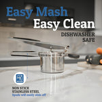 High-Quality Stainless Steel Potato Masher – For Perfect Purées