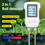 BodenGuru 3-in-1 Messgerät für Pflanzen | pH, Feuchtigkeit & Temperatur