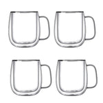 Elegant Borosilicate Glass Insulated Mug – Heat-Resistant & Stylish