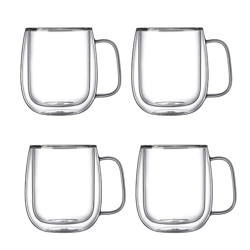 Elegant Borosilicate Glass Insulated Mug – Heat-Resistant & Stylish