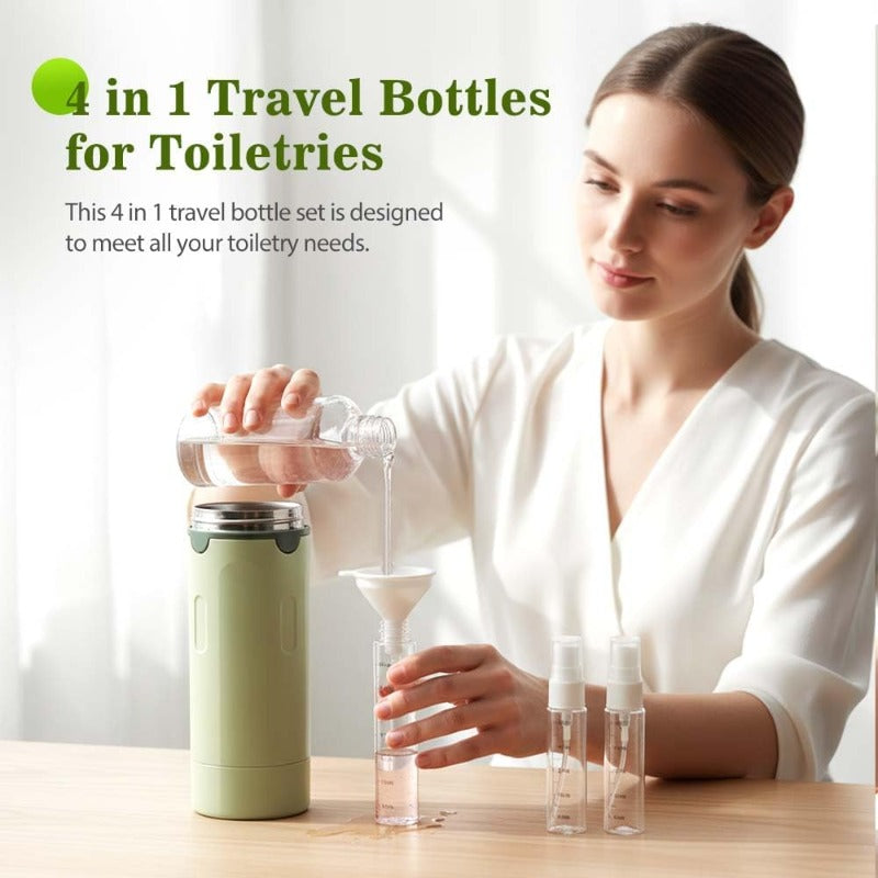 Kompakter 4-in-1 Toilettenartikel-Organizer für Reisen