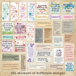 Inspiriertes Sticker-Set für deine Glaubensreise
