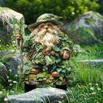 Enchanting garden stake with nature motif made of acrylic