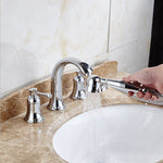 Elegant Deck-Mounted Bathtub Faucet for Modern Bathroom