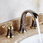 Elegant Deck-Mounted Bathtub Faucet for Modern Bathroom