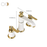 Elegant Deck-Mounted Bathtub Faucet for Modern Bathroom