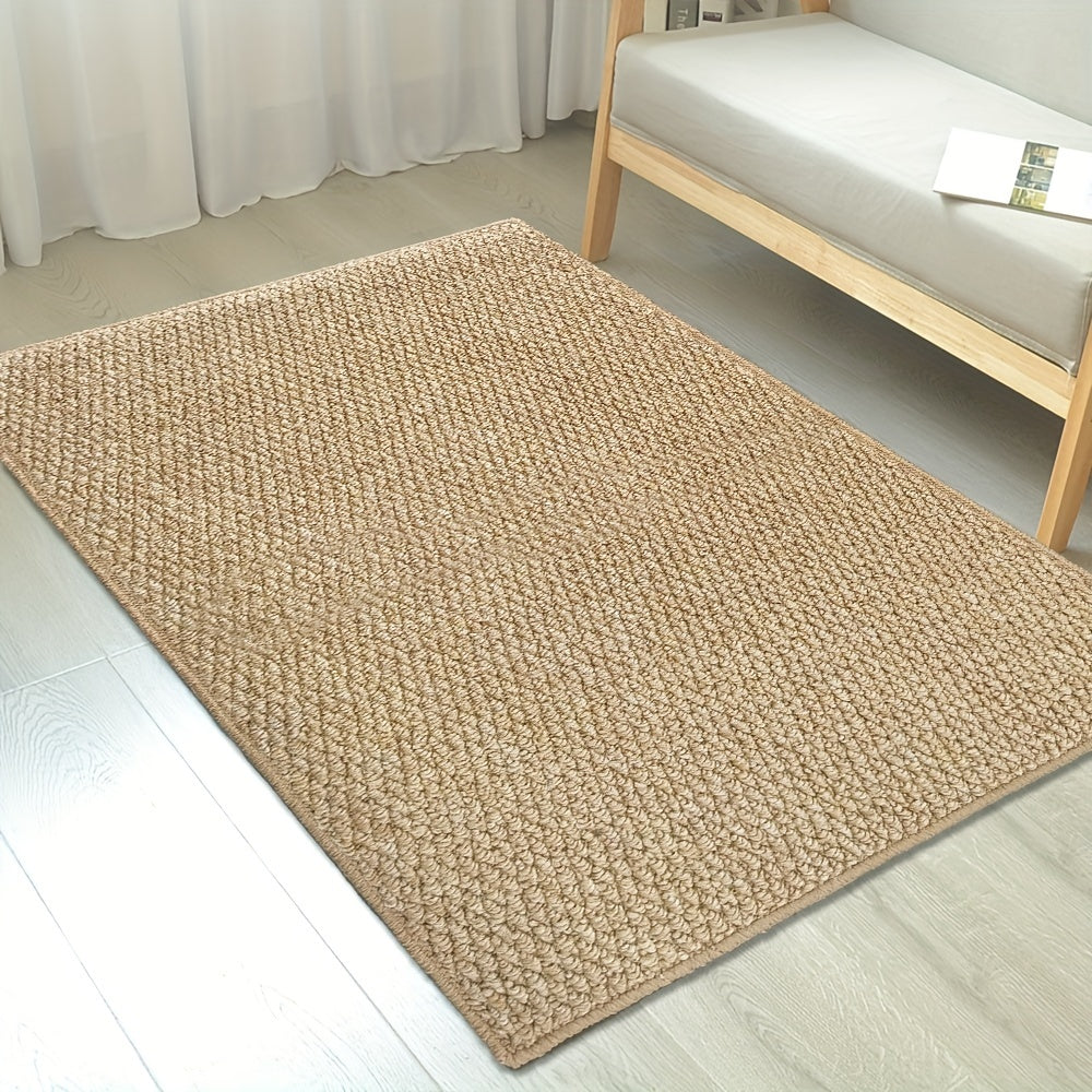 Robuste Fußmatte im Jute-Look – Waschbarer Bodenschutz für Zuhause & Büro
