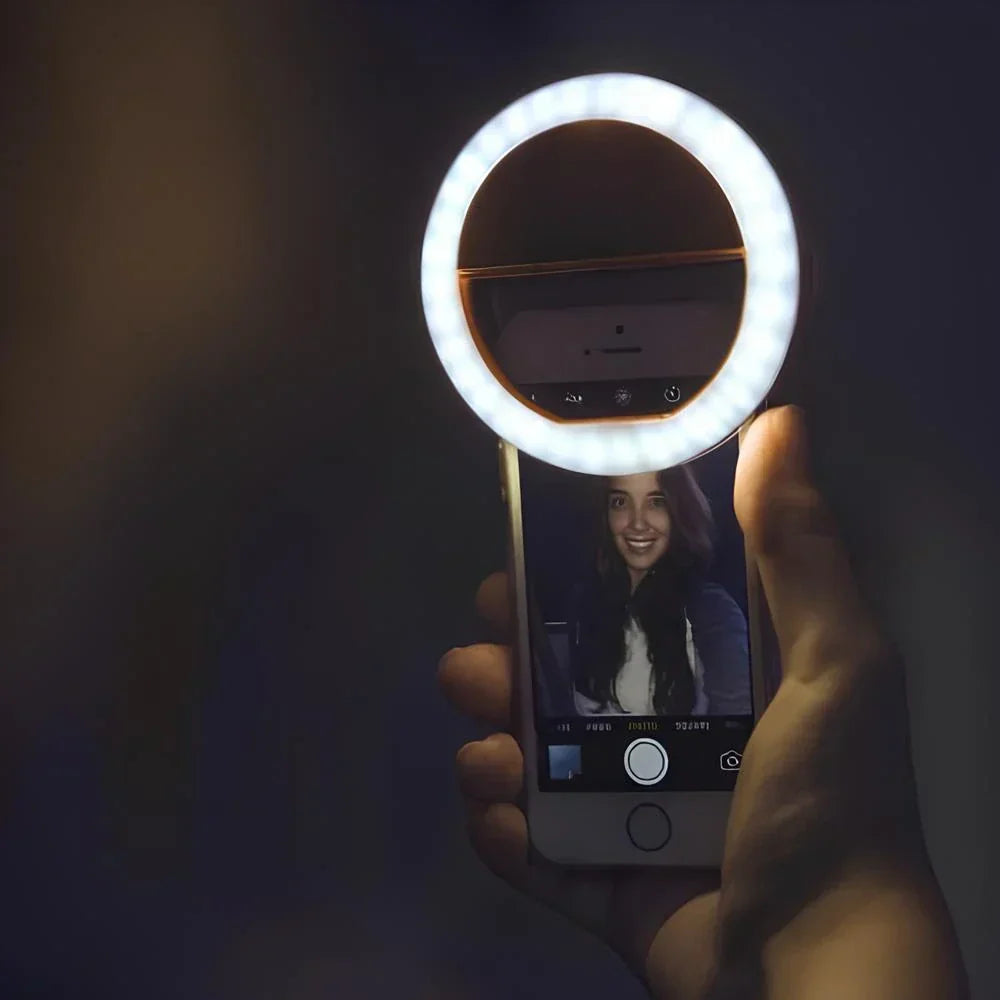 Handy Ringlicht zum Clip-On – Tragbare Beleuchtung