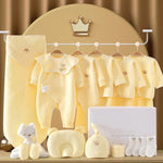 Premium Baby Starter Set | Elegant Gift Box for Newborns | 100% Organic Cotton | With Blanket, Clothing & Accessories | Allergy-Friendly