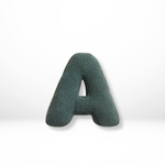 Elegantes Samt-Decor-Kissen mit Buchstaben – A bis Z erhältlich