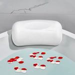 Ergonomic Bath Pillow with Suction Cups – Head and Neck Support