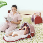 Portable Baby Crib with Mosquito Net – Lightweight and Perfect for Travel