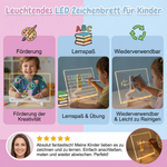 Drawing Board with Luminous LED Lighting for Children
