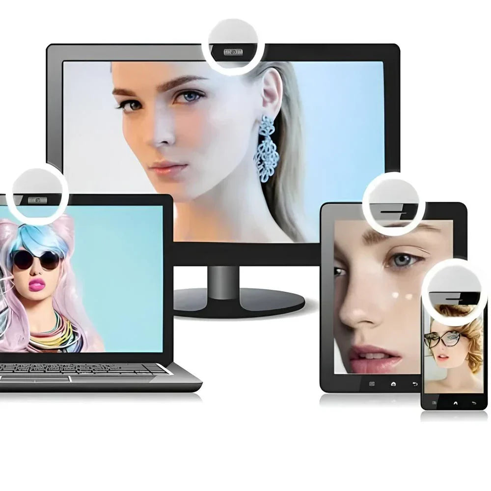 Handy Ringlicht zum Clip-On – Tragbare Beleuchtung