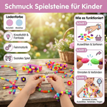 Children's play stones made of jewelry material