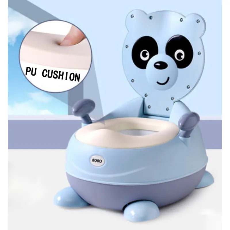 Panda-Design Baby Potty - Soft Baby Potty with PU Seat