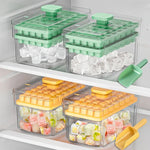 Eiszauber Eiswürfelform mit Deckel und Behälter | 68 Würfel | BPA-frei