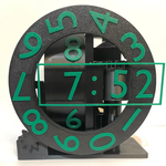 Elegante Rotationsuhr – Stylische Tisch- und Wand-Uhr für Zuhause und Büro