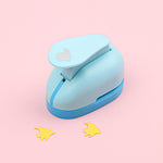 Paper punches with 15 unique designs made of durable plastic