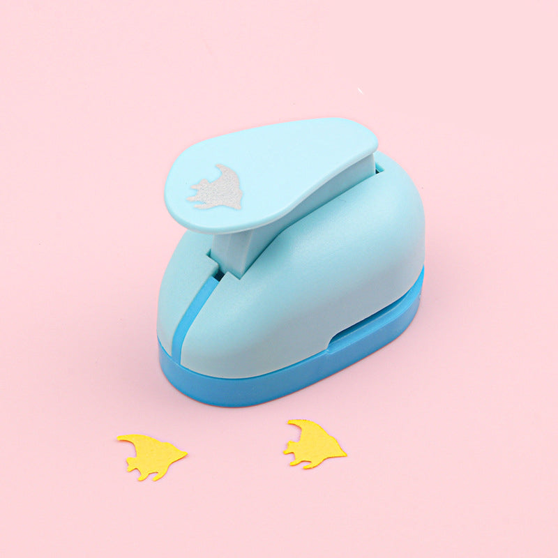 Paper punches with 15 unique designs made of durable plastic