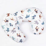 Nursing pillow for mothers with integrated baby head pillow