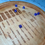 Würfelspaß | Eleganter Würfelteller für Spieleabende