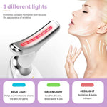 Gesichtsmassagegerät mit Ionen-Technologie und LED-Licht