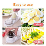 Egg slicers and wedges