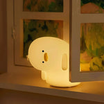 Verspielte Nachtlampe für Kinder – Wiederaufladbare Silikonlampe mit Farbwechsel