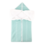 Sleeping Bag for Babies with Hood – Cuddly Knitted Sleeping Bag