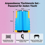 Customizable Table Tennis Set – Suitable for all table sizes!