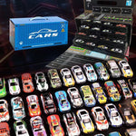 Set mit 48 verschiedenen Rennspielzeugautos aus Metall
