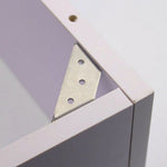 Stable stainless steel furniture corner connectors for perfect support