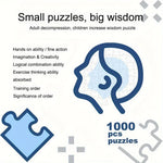 Astrologie-Puzzle mit 1000 Teilen in runder Form