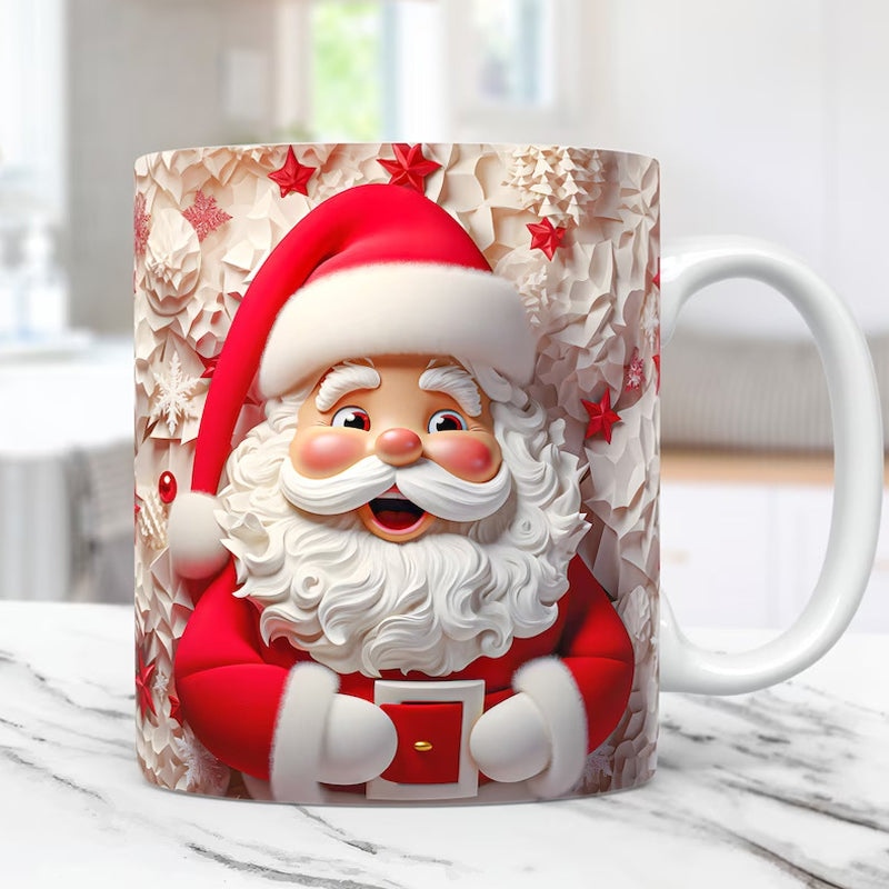 Festliche 3D Kaffeetassen für Weihnachten | GlanzTasse