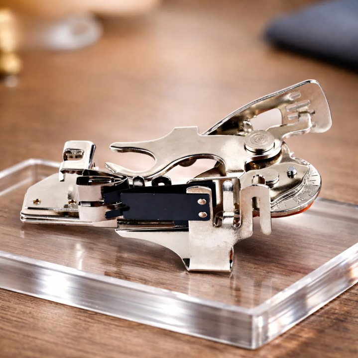 Adjustable Presser Foot | Precise Pleat Guiding | Even Spacing