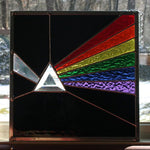 Panel with dark side of the moon