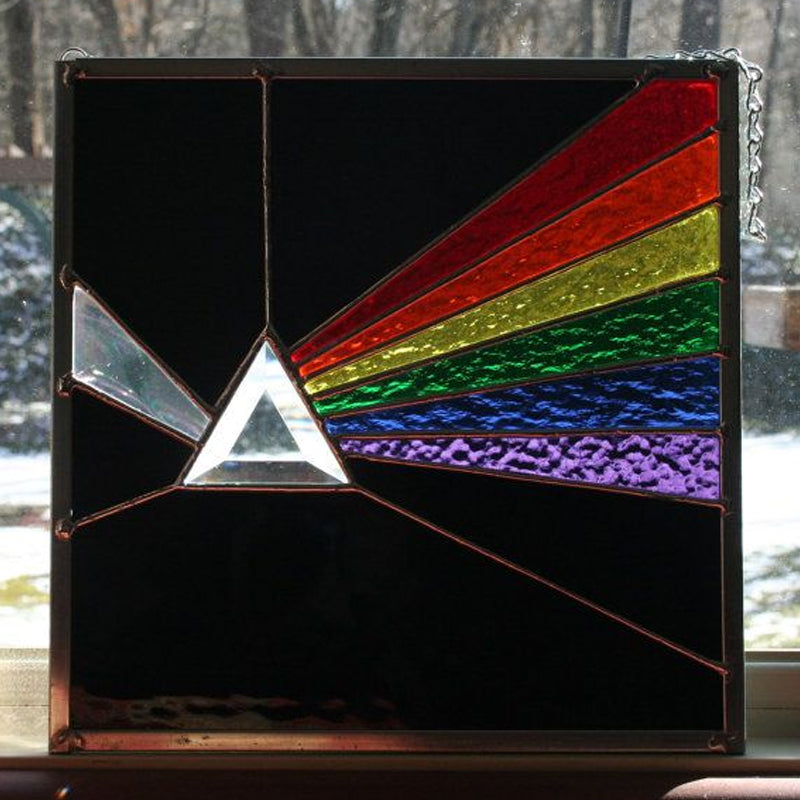 Panel with dark side of the moon