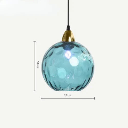 Elegant Glass Ball Pendant Lamp – AuraLicht