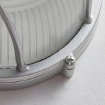 Elegante Außenwandleuchte im Retro-Industrie-Stil – Oval oder Rund