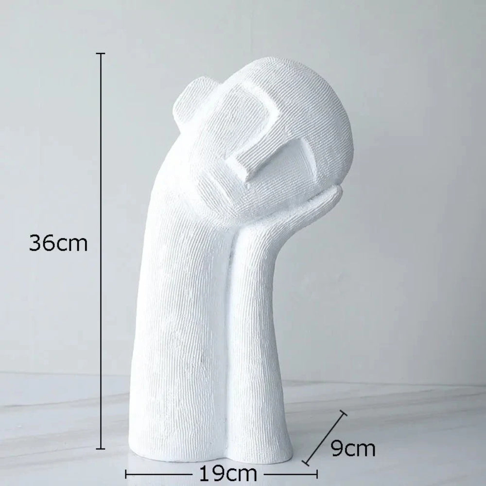 Sculpture of a reclining abstract figure