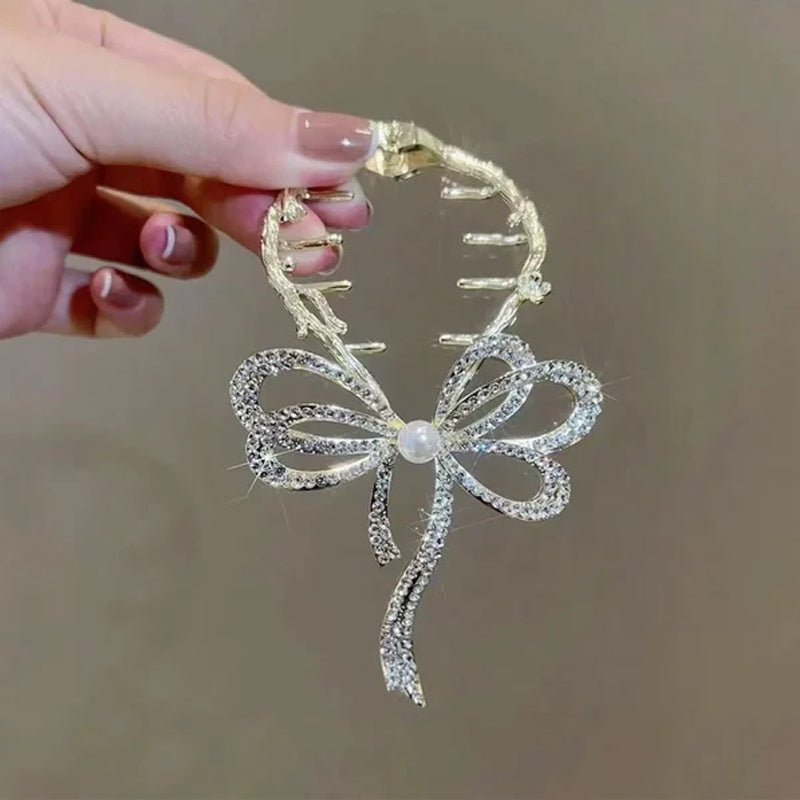 Elegante Haarspange mit Schleifen – Luxuriös und Praktisch