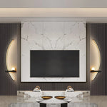 Modern LED wall light with curved design and light modes