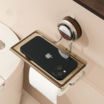 Stainless Steel Toilet Paper Holder without Drilling – Rust-Proof & Easy to Install