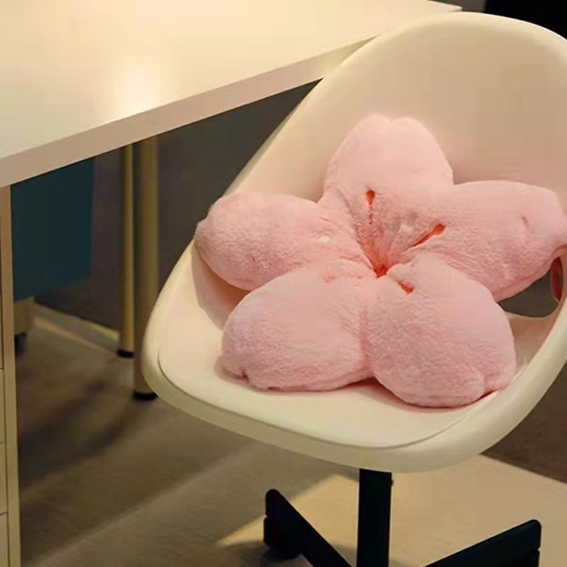 Colorful Cherry Blossom Seat Cushions - Decorative Upholstery